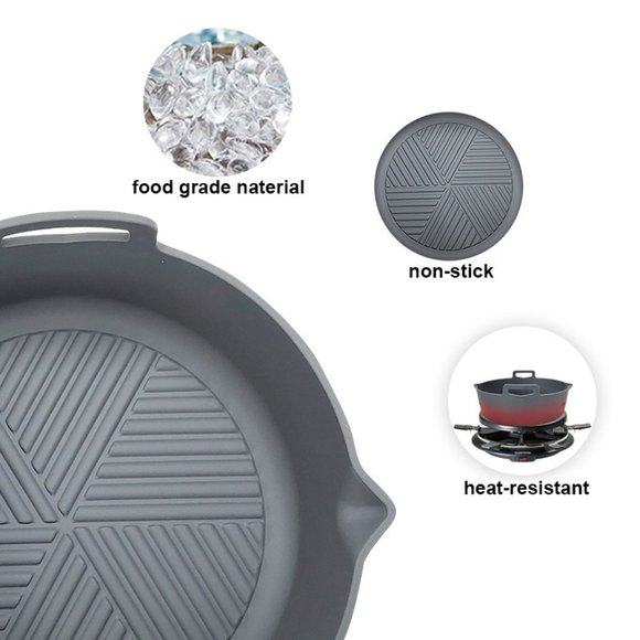 Air Fryer Oven Baking Tray Extra thinkness with ear loops - Picture 11 of 12